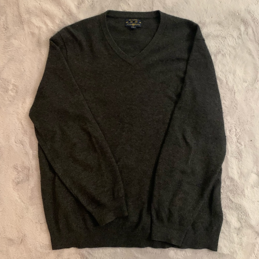 Club Room Mens XL 100% Cashmere Sweater